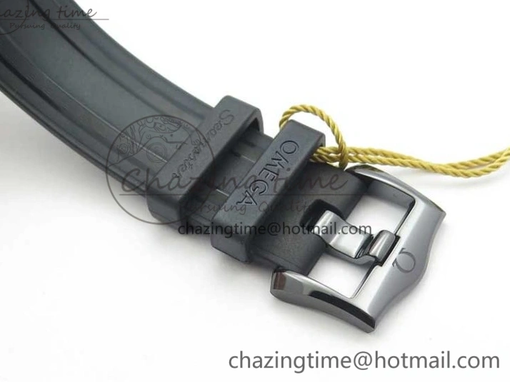 0130 Seamaster Diver 300M Real Ceramic Case VSF 1:1 Best Edition on Black Rubber Strap A8806 (Free Nato) SunProtective 7935